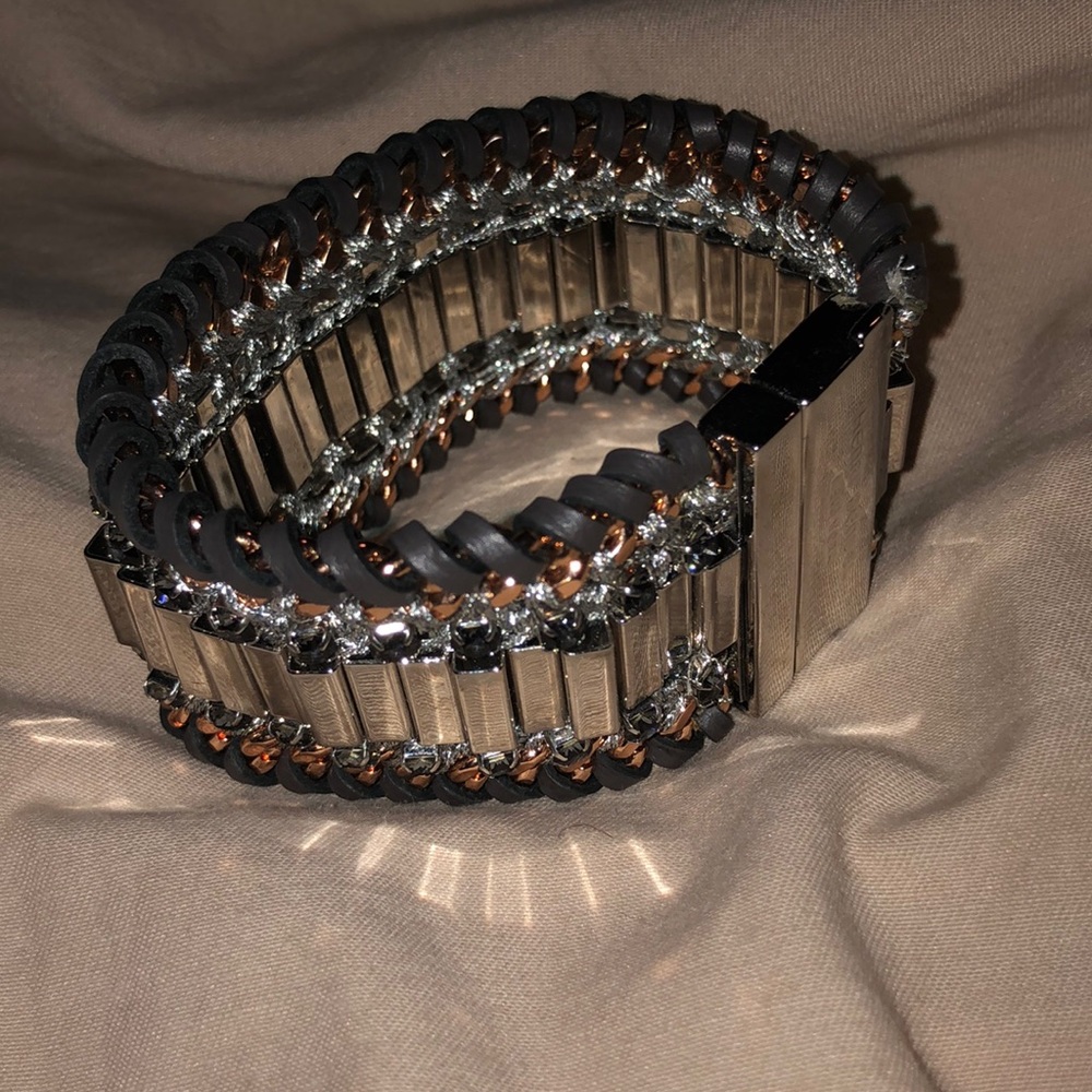 Henri Bendel New York Silver, Bronze bracelet